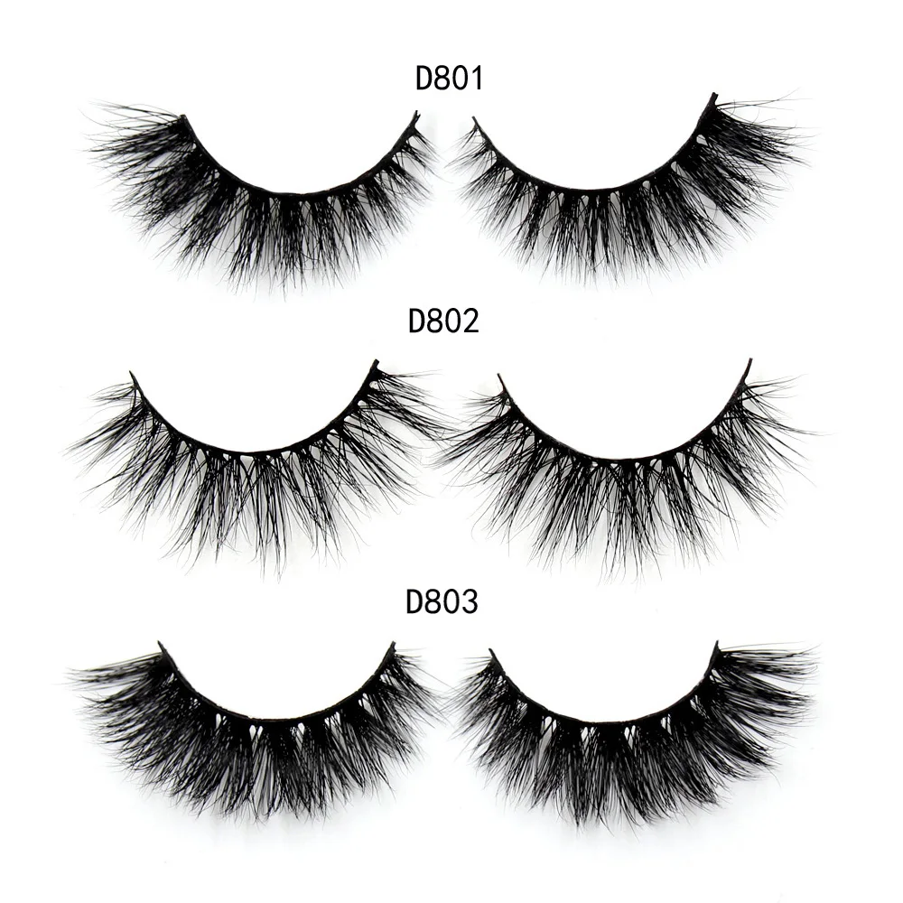 SOQOZ Mink Eyelashes 3D Mink Lashes 100% Cruelty free Lashes Handmade Reusable Natural Eyelashes Popular False Lashes Makeup