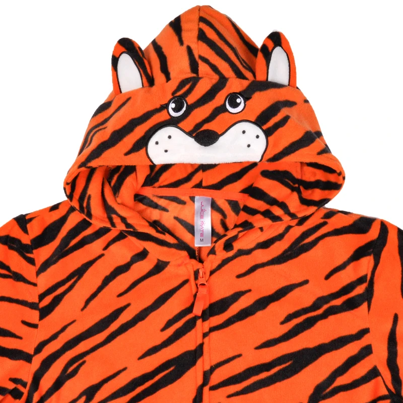 Plus Size Fleece Tiger Pyjamas Women Stitch Onesie Animal Costumes Jumpsuits Couple Coverall Pajamas Onesie For Adult Kingurumi