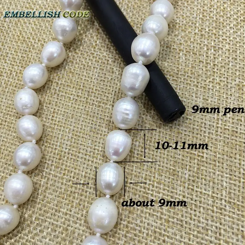 low price 9-10mm white pearl necklace bracelet earring set real natural Cultured Freshwater pearl teardrop shape Classic women