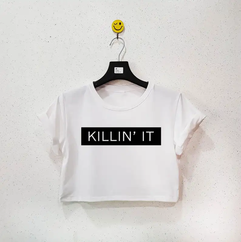 Skuggnas New Arrival Crop top Short Sleeve Fashion Tumblr T-shirt Tumblr Clothing 90s aesthetic Clothing Drop ship