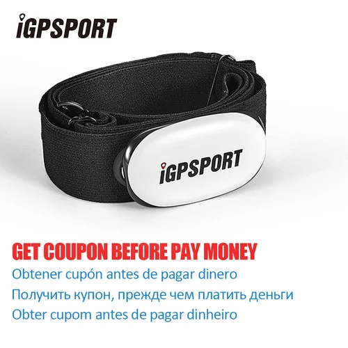 Imagen 2 del producto IGPSPORT-Sensor de cadencia de velocidad para bicicleta, dispositivo IPX7 con control del ritmo cardíaco, soporte frontal, ANT +, Accesorios de ordenador, Sensor C70 HR40
