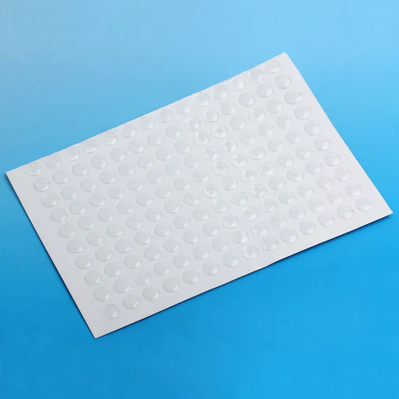 30Pcs Epoxy Domes Stickers Cabochons Clear Round Resin Crafts Embellishments Scrapbook Findings 10mm(3/8\