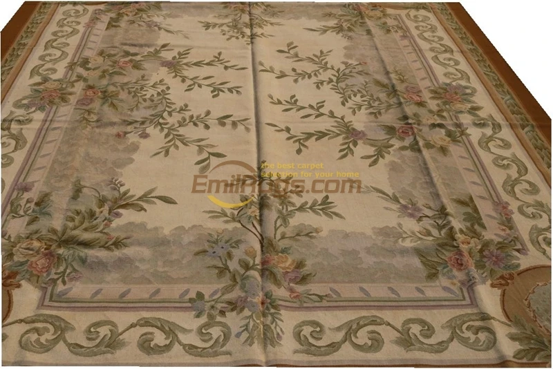 rugs and carpets floor mats aubusson rug handmade woolen carpets 274CMX366CM 9 'X 12' 30gc20aubyg3