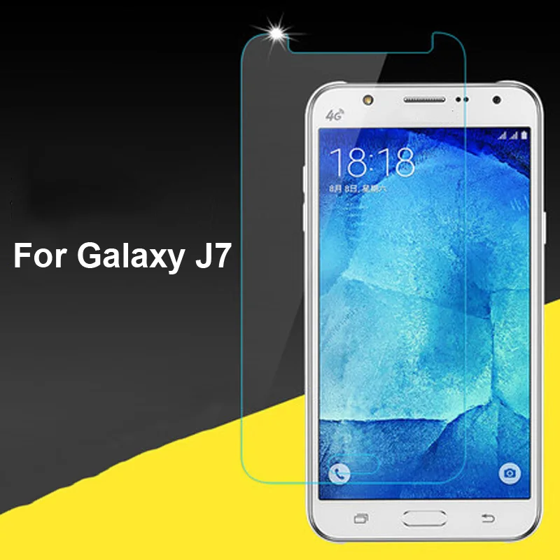 Tempered Glass For Samsung Galaxy J7 J7008 Screen Protector Film Glass For Galaxy J 7 J7009 J700F Tough Protection Glass Cover