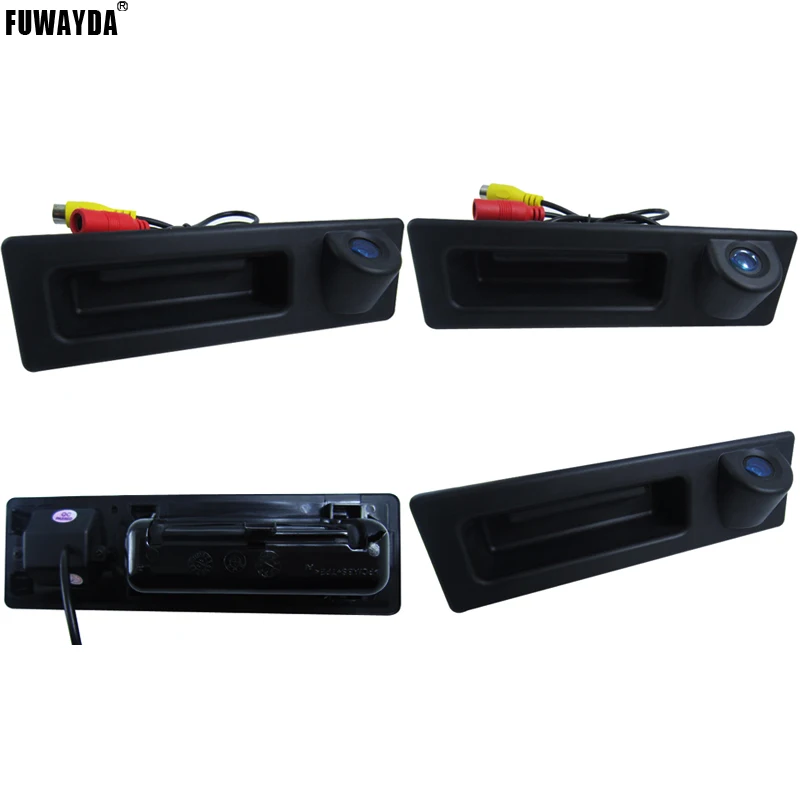 

FUWAYDA LED Night Vision 170'' Wide view Angle waterproof Handle CCD Car RearView Reverse Camera for BMW F10 F11 F25 F30 BMW 5