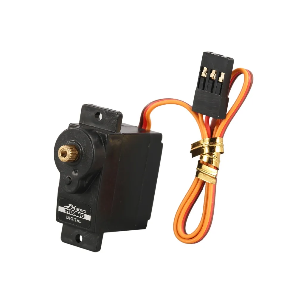 JX PDI-1109MG 9g Metal Gear Core Motor Micro Digital Servo 4.8-6V 2.5kg for RC Fixed-wing Airplane 1/18 1/24 RC Car Robot