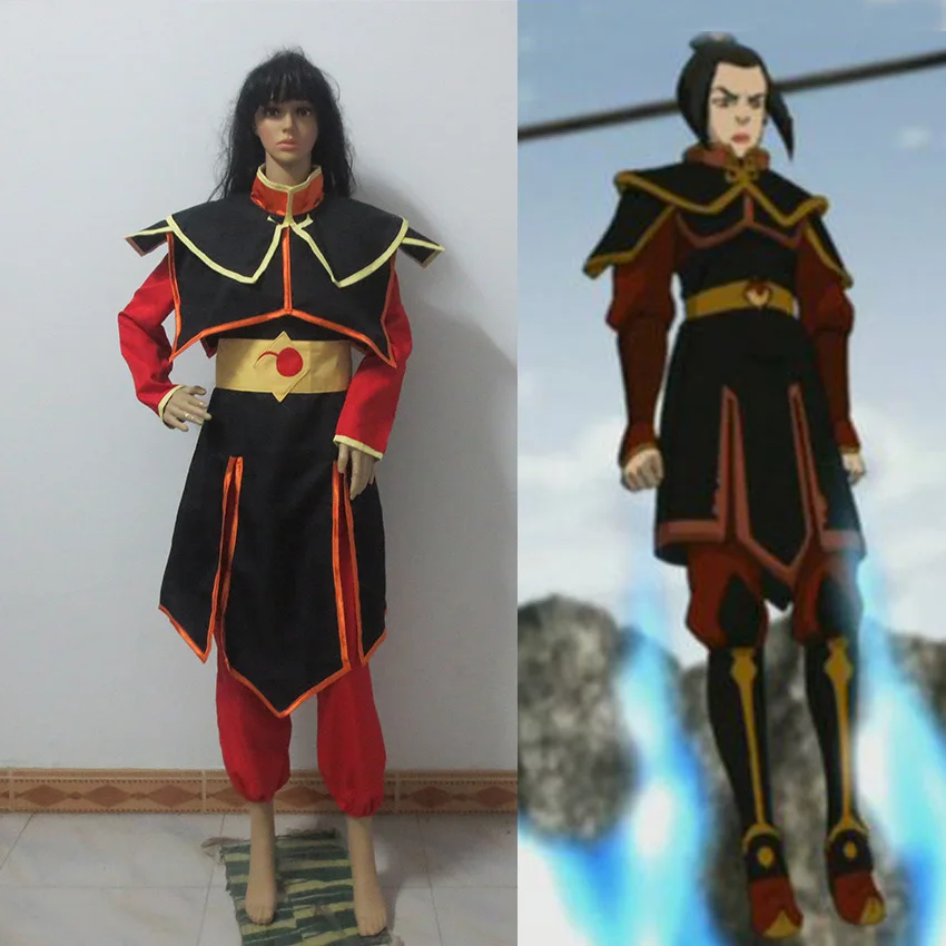 

Azula Fire Nation Princess Avatar The Legend of Korra Cosplay Costume Customized Free Shipping