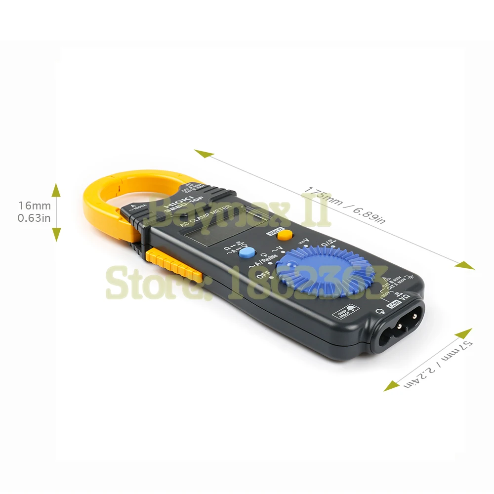 Hioki 3280-10F 1000A AC Digital Clamp Meter with Broad Operating Temperature Range of -25C to 65 C(-13.0 F to 149.0 F)