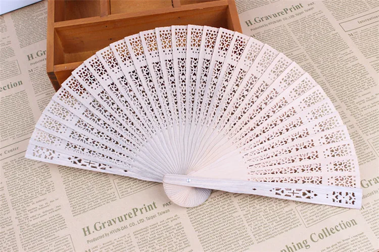 

150Pcs Free Shipping Chinese Japanese Sandalwood Folding Hand Fan Personalized Wedding Favor And Gift For Guests+Customized Logo