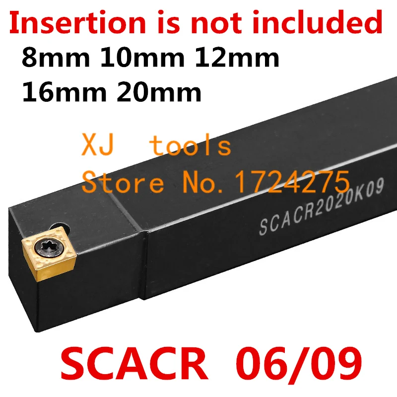 SCACR0808H06 SCACR1010H06 SCACR1212H09 SCACR1616H09 SCACR2020K09 SCACR2020K12 CNC External Lathe tools