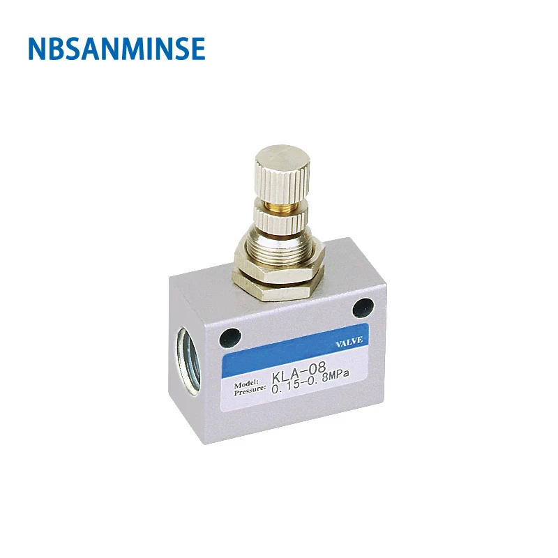 

KLA Flow Rate Control Valve Pneumatic Air Valve 1/8 1/4 3/8 1/2 3/4 1 1-1/4 1-1/2 2 Precision Flow Adjustable Valve NBSANMINSE