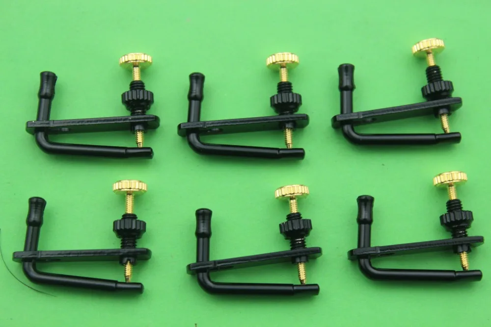 

100pcs New Good Brand black violin String Adjuster fine tuners 3/4-4/4, Violin Parts Accessories