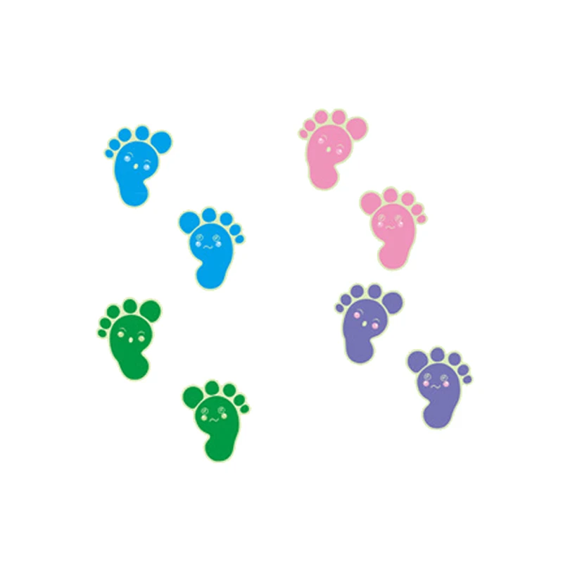 

Luminous Footprints Floor Sticker For Kids Baby Room Bathroom Floor Decoration Home Decor Decals Glow In The Dark Wall Stickers