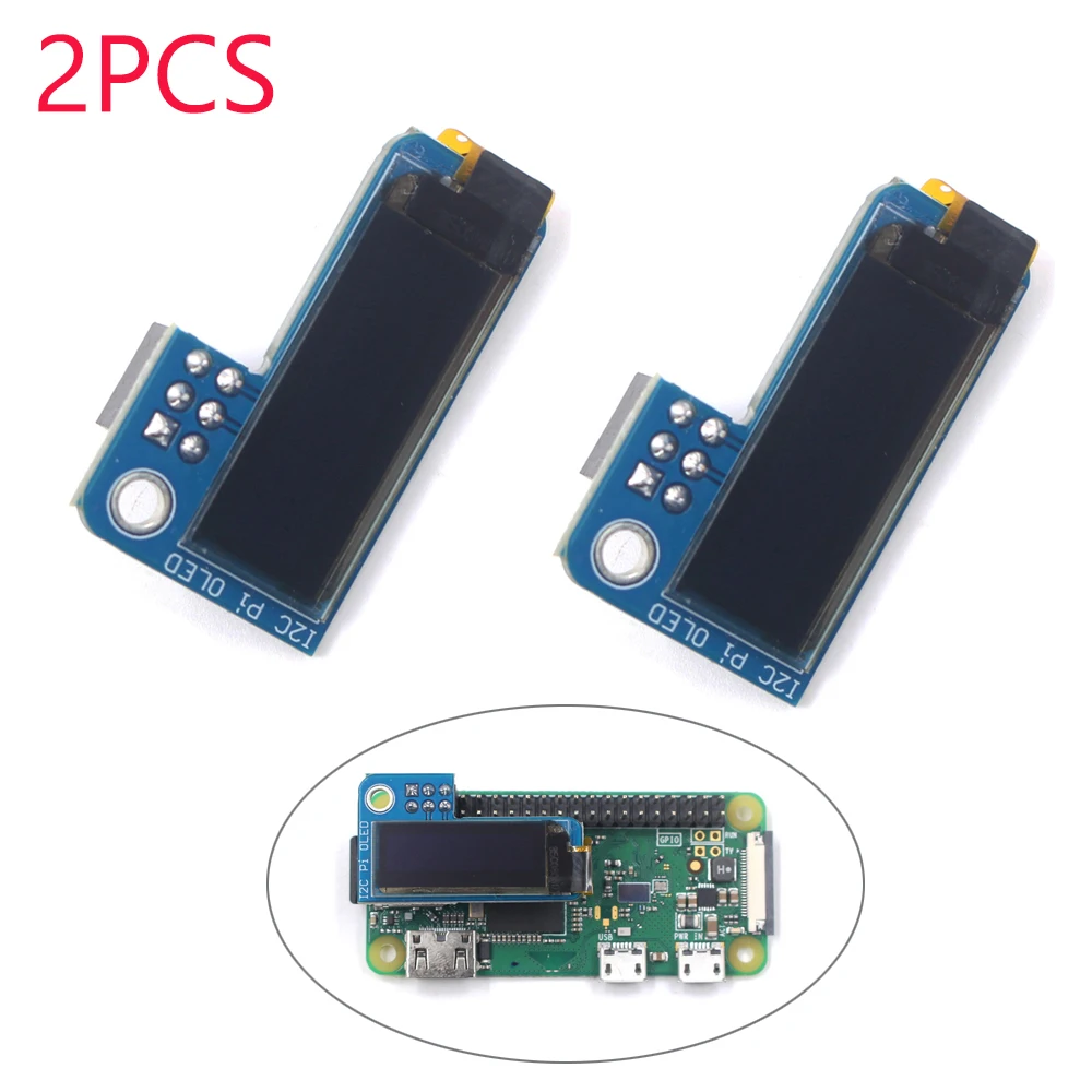 

Модуль PiOLED 0,91 дюйма, IIC I2C 128x32, монохромный OLED-экран, синий, 3,3 В постоянного тока, FZ3579, 2 шт.