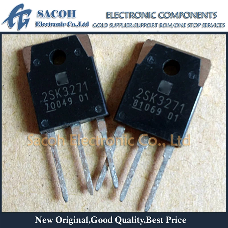 

Refurbished Original 5Pcs/Lot 2SK3271 K3271 2SK3271-01 TO-3P 100A 60V MOSFET Field-effect Transistor