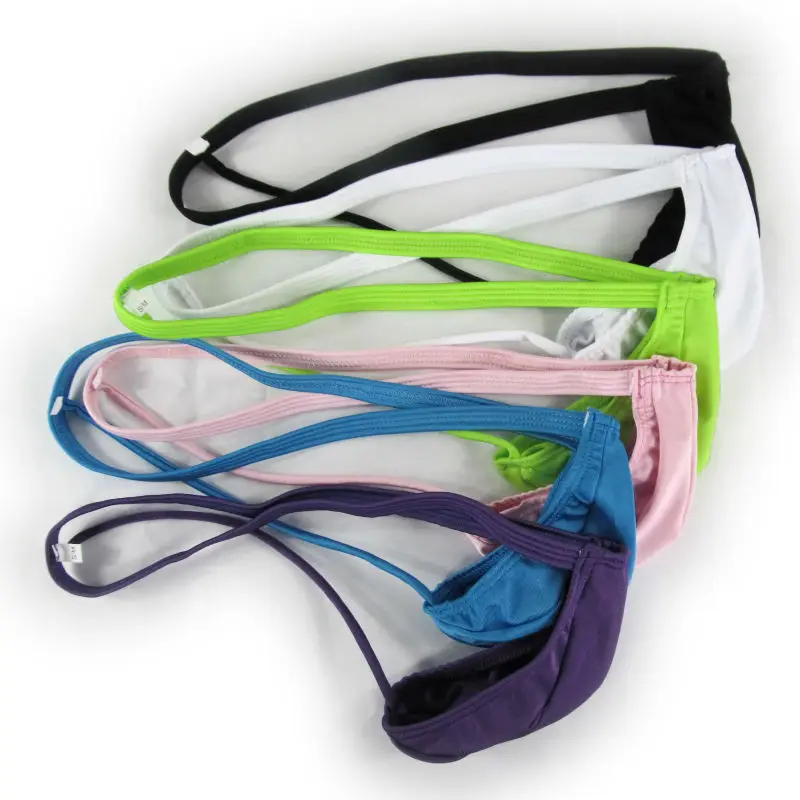 Mens Small Front Contoured Pouch Thong G-string Swim  G4171