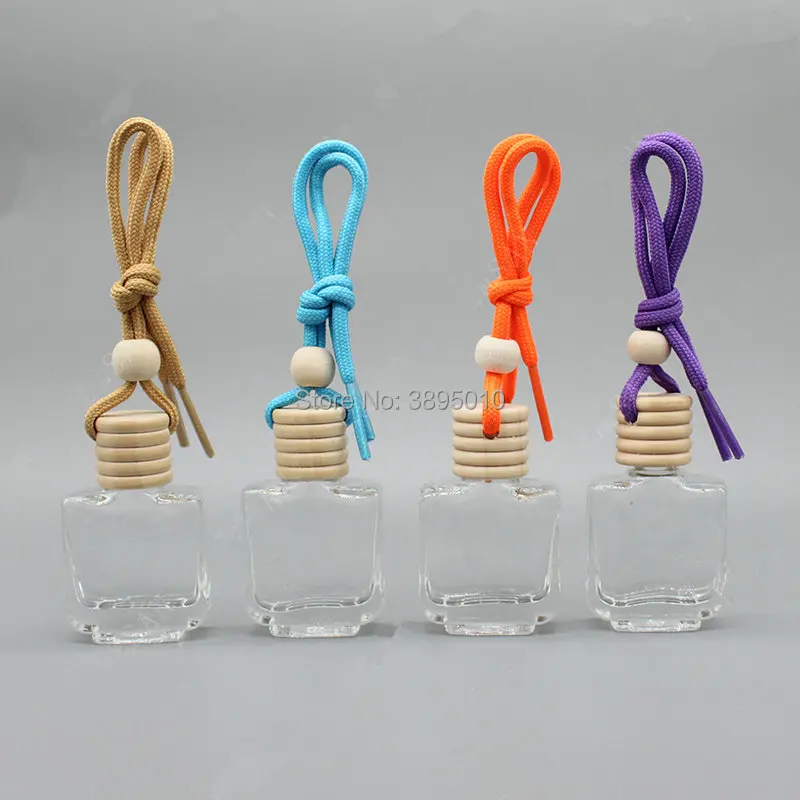 

10ml Mini clear Hanging Car Perfume Bottles Steam Car Accessories Bottle Empty Bottle F832