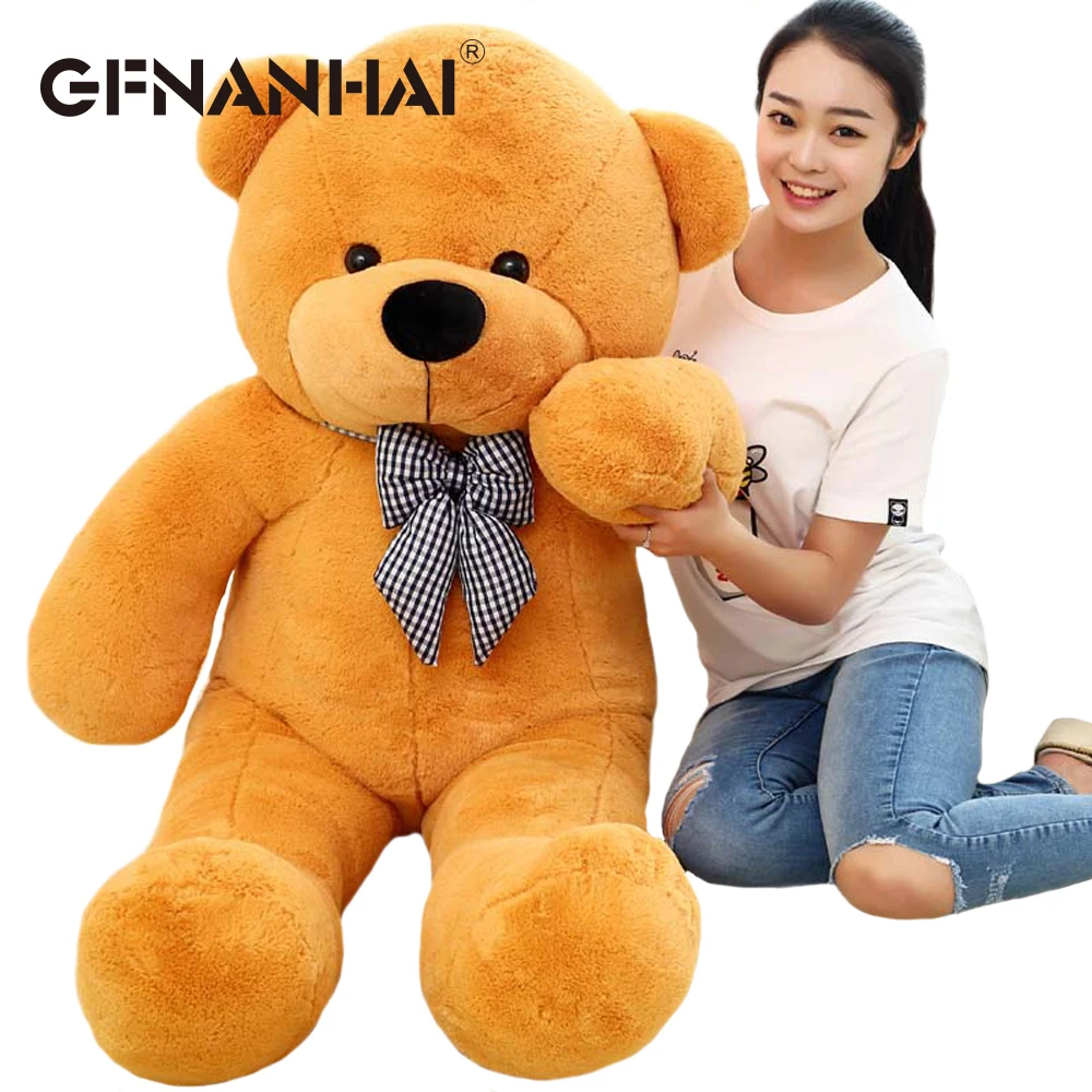 1pc 80/100cm Cute Teddy bear plush toy stuffed soft bear animal plush pillow for kids girlfriend birthday Valentine's gift