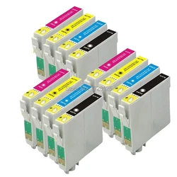 12 COMPATIBLE 711-714 , 715XL INK CARTRIDGES FOR STYLUS DX 4000 DX 4050 DX4400 DX4450 DX 5000 DX5050 PRINTER