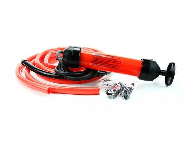 Siphon Water Oil Liquid Fuel Petrol Diesel Air Inflator Hand Transfer  Pump Tube