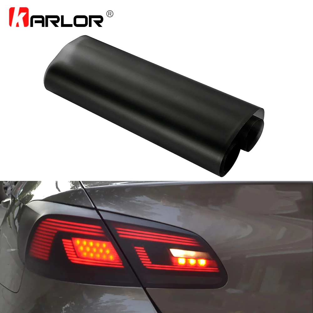 30*150cm Matt Smoke Light Film Car Matte Black Tint Headlight Taillight Fog Light Vinyl Film Rear Lamp Tinting Film Automobiles