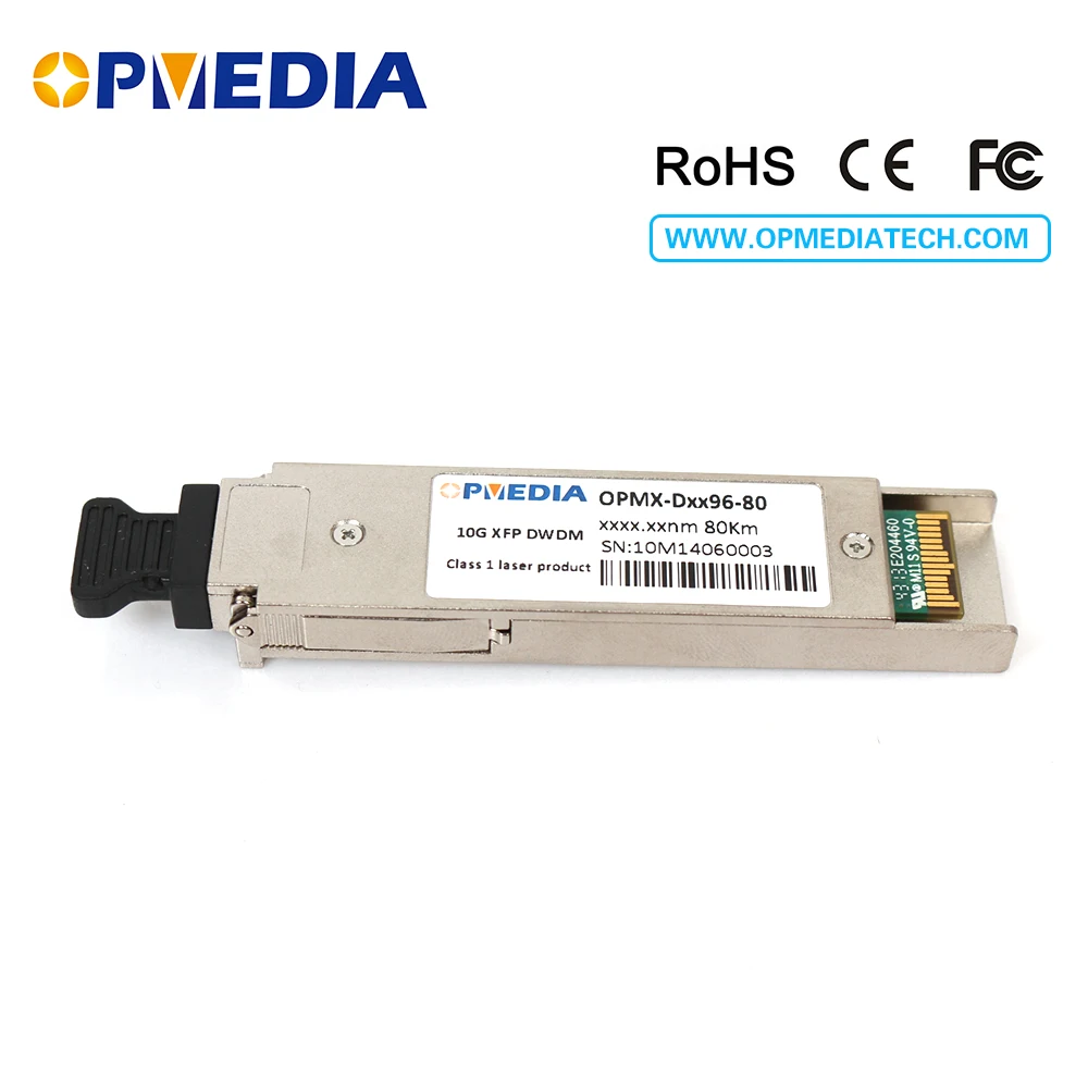 

compatible with Extrem 10GBASE-DWDM XFP 80KM C-Band(1563.86nm~1528.77nm) transceiver optical module