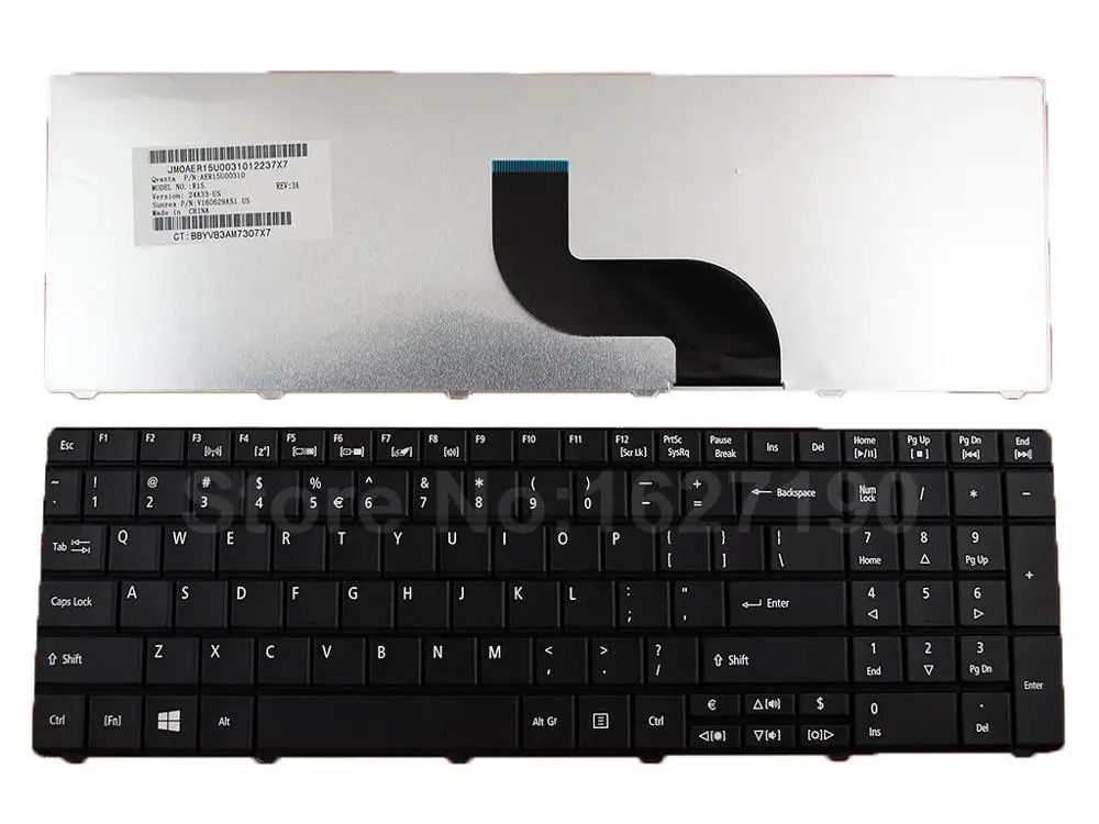 

Laptop Keyboard For ACER TM8571 E1-521 E1-531 E1-531G E1-571 E1-571G BLACK For Win8 New Original US/United States Layout Teclado