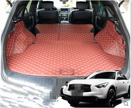 

Good mats! Special trunk mats for Infiniti FX37 2013 waterproof durable boot carpets cargo mat for FX37 2014-2009,Free shipping