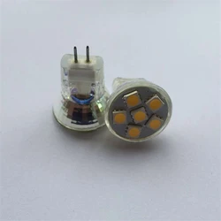 High quality MR8 LED Bulb 2W AC/DC 12V LED Lamp Spotlight 6LEDs 5050 SMD Light Chandelier Warm/Cold White Replace Halogen Bulb