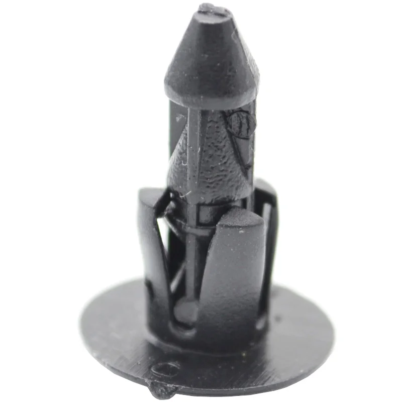 100 Pcs Car Fastener fit 7mm Dia Hole Black Push Retainer Rivets Clips for Toyota Automobile Door Bumper Fender Cover Trim Clip
