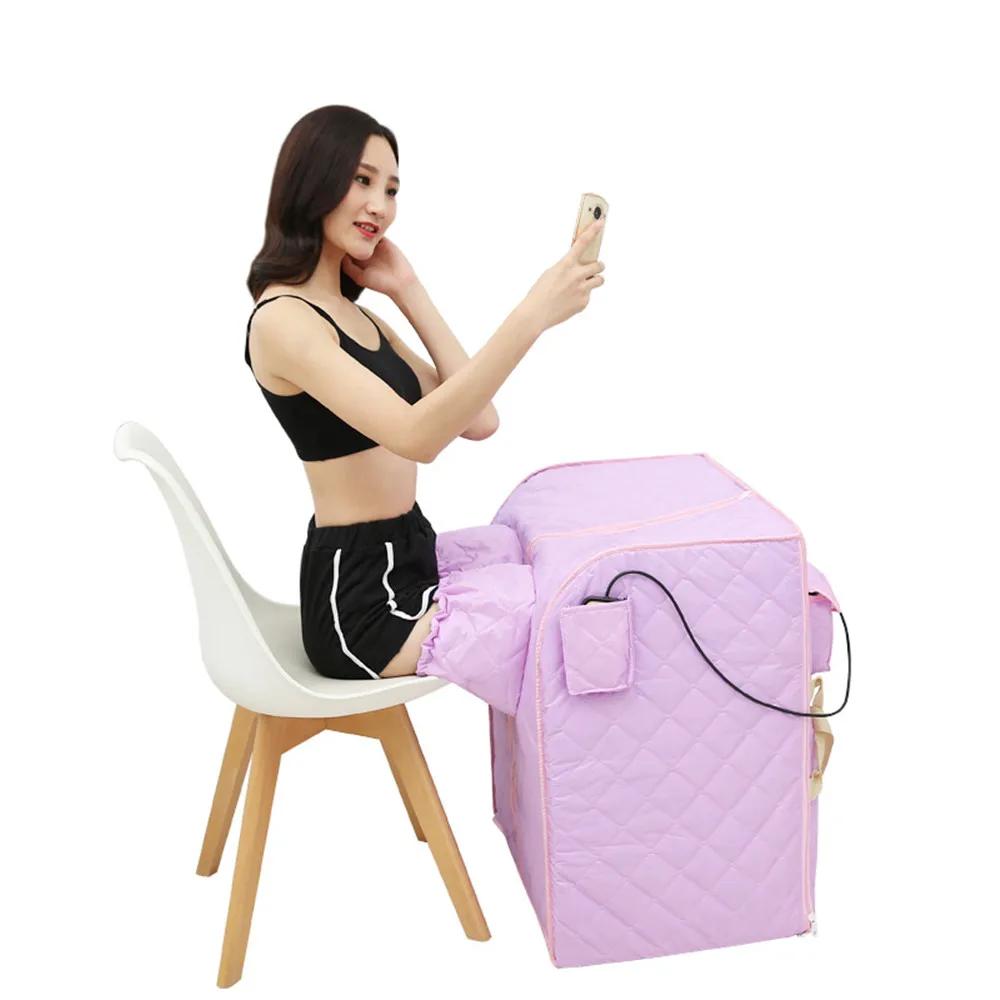 Far Infrared Foot Sauna The new 2109 Portable Foot Sauna Bath For Sauna SPA Slimming Negative Ion Detox Therapy Personal Care