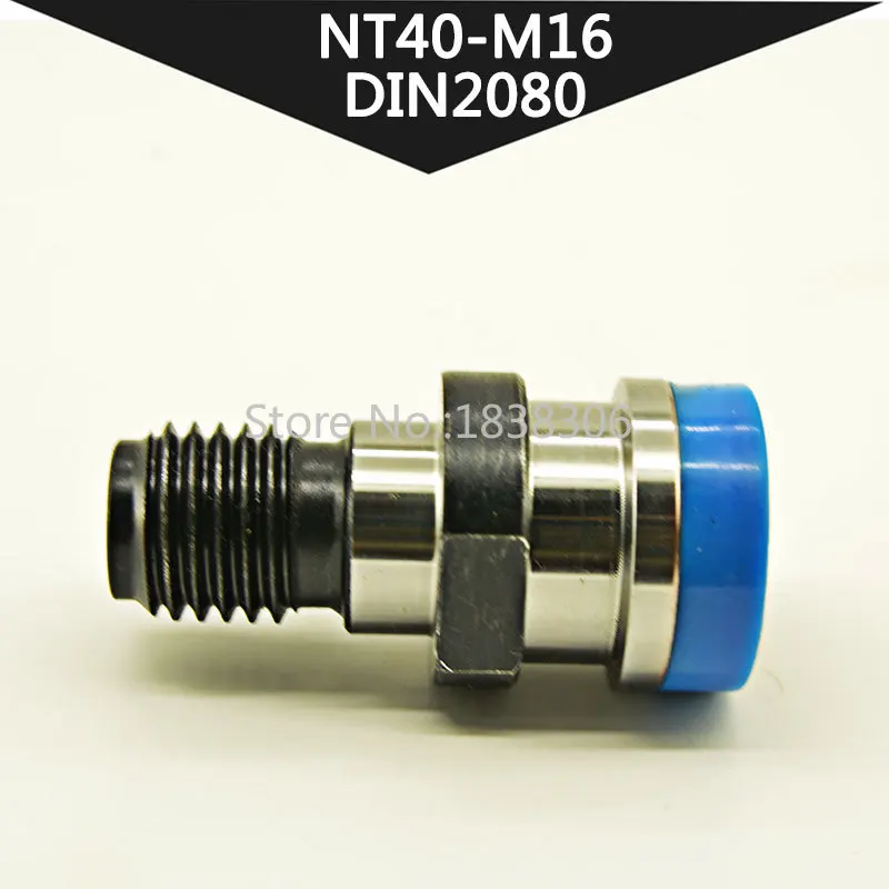 DIN2080 Adattatore Pull Studs BT40 1 pz CNC Ritenzione Manopola di Tiro Della Vite Prigioniera NT40 DIN2080 M16 per la Fresatura Utensili da taglio