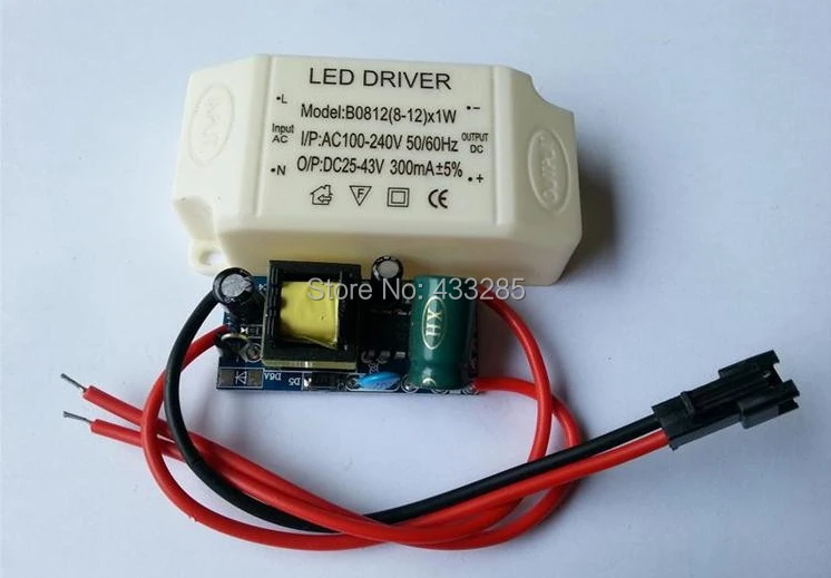 2014 Hot Sale 10pcs Led Drivers Power 8-12w Spotlights Ceiling Lights Constant Current To Drive The Plastic Shell Fire Retardant