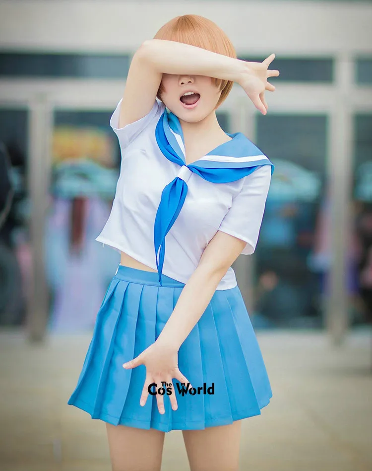 KILL la KILL Mankanshoku Mako Tops Dress Sailor Suit Uniform Outfits Anime Customize Cosplay Costumes