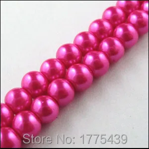 150pcs/ Lot 4MM Round Ball Loose Glass Pearl Spacer Beads White Black Brown Indigo Mixed For Jewelry Making