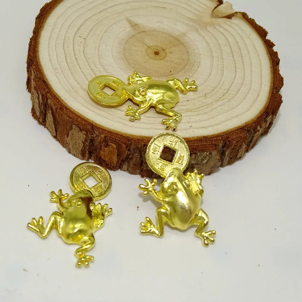 Optical alloy frog xuantong tongbao frog DIY ornaments wholesale manufacturers spot direct selling