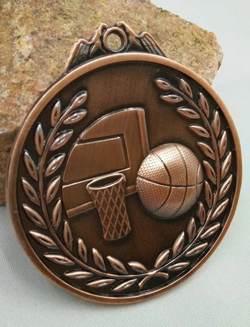 Basketball Match Games School All Kinds Of Gold Silver Bronze Metal Medals Blank Medal Award Unisex Gymnastics 2021