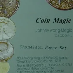 

Chameleon Power Set Magic Tricks Coin Magie Close Up Illusion Gimmick Props Mentalism