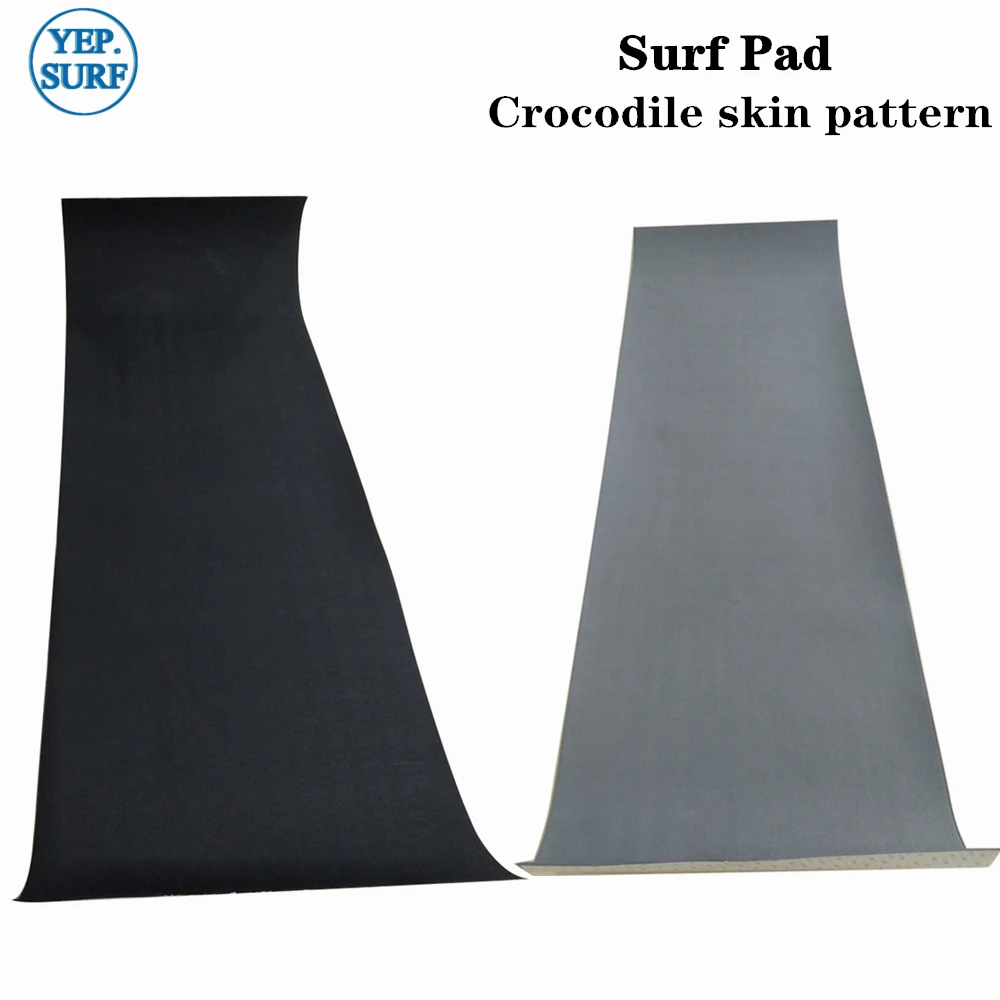 SUP Pad Surfboard Traction EVA Deck Pad, Black and Gray crocodile Skin, 3M Glue Surf Pads, Yatch Deck Pad, 200cm x 70cm x 0.5cm