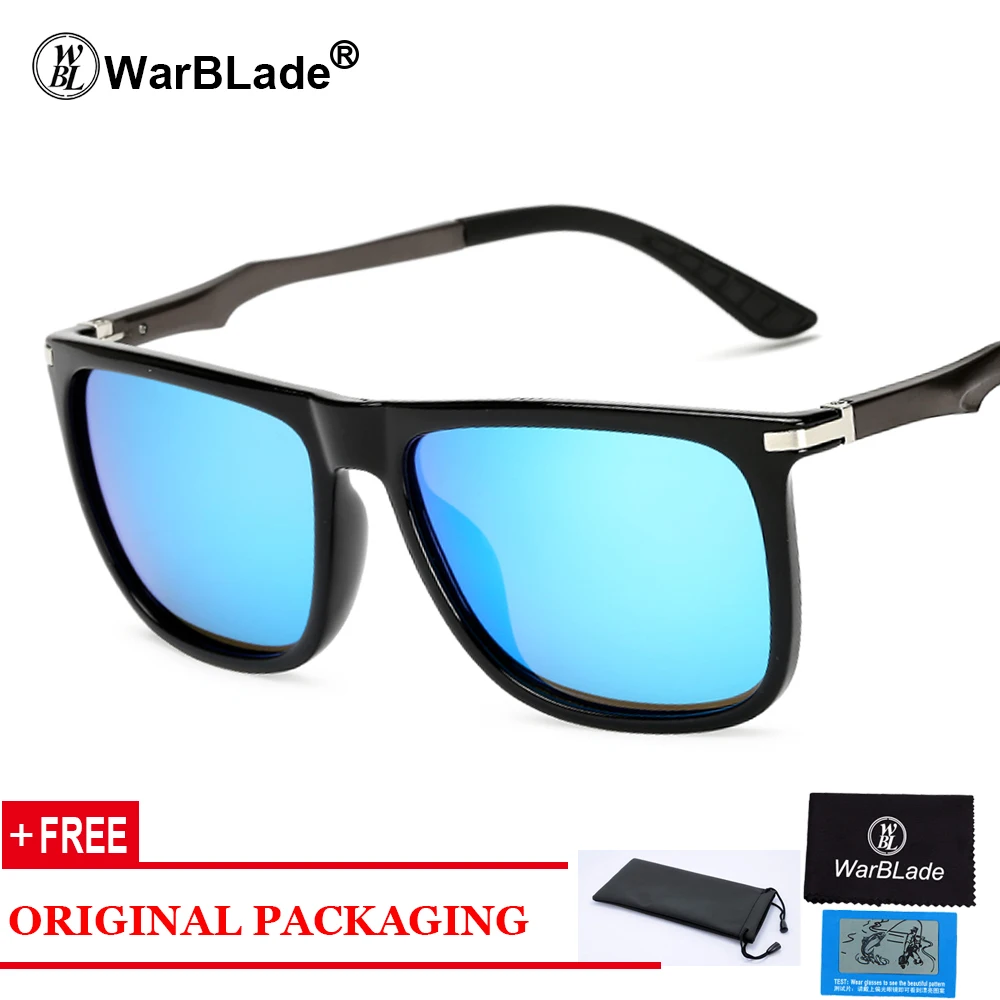 

Luxury Square Sunglasses Men Women Polarized Aluminum Magnesium Black Sun Glasses UV400 Eyewear Accessories Oculo