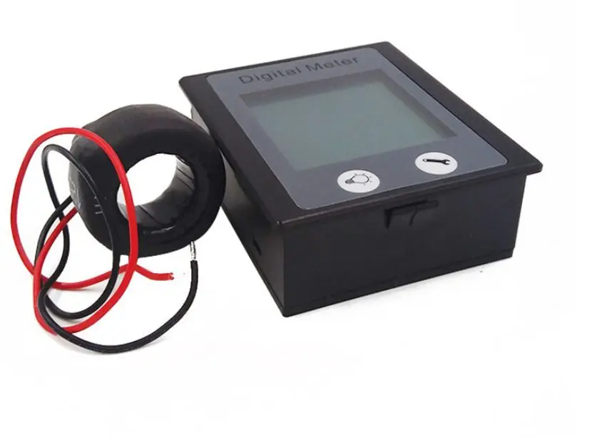 

Single Phase Digital Voltmeter Ampermeter AC 80-260V 100A Voltage Current Watt Energy Electric With Coil CT PZEM-011