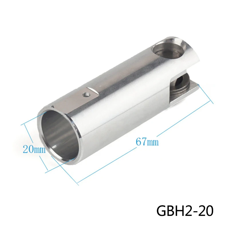 Silver Tone Aluminum Electric Hammer Drill Piston for Bosch GBH2-20/GBH2-24/GBH2-26 Tool accessories , High-quality!