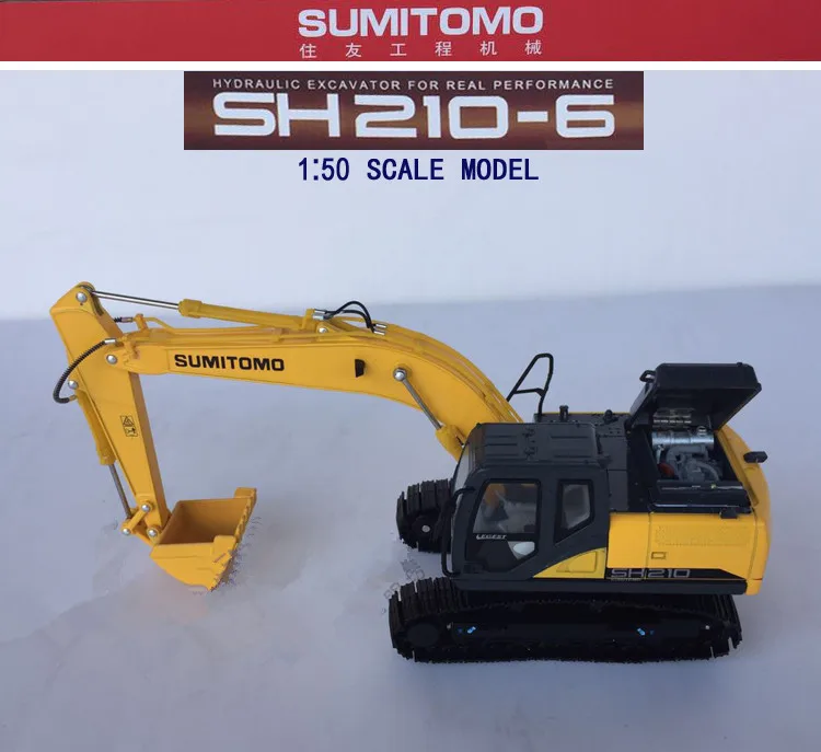 

Alloy Model Gift 1:50 SUMITOMO SH210-6 Hydraulic Excavator Engineering Machinery Diecast Toy Model For Collection,Decoration