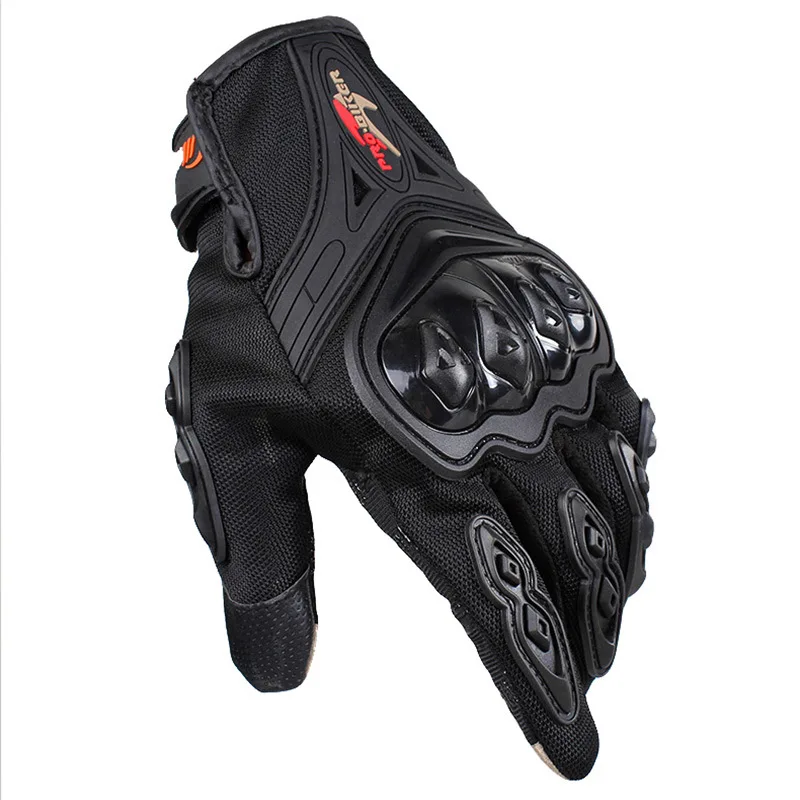 

MotoLovee Motorcycle Breathable Gloves Leather Touch Screen Wearable Protective Gloves Motocross Outdoor Riding Alpine Stars