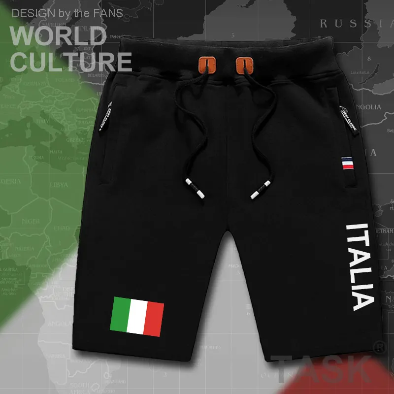 Italy Italia Italian mens shorts beach new men\'s board shorts flag workout zipper pocket sweat bodybuilding new ITA country tops