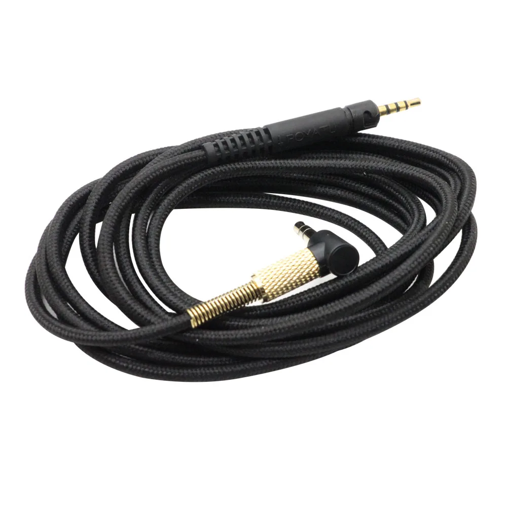 Poyatu 3.5mm Cable for Sennheiser HD569 HD579 HD559 HD 599 HD599 Headphones Cables Upgrade Replacement Cord Braided Black