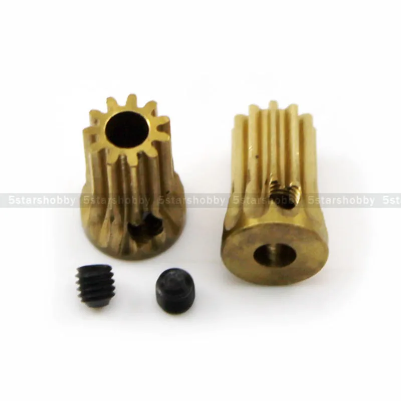 2Pcs 3.17mm 11T 12T 13T 14T Motor Pinion Gear Modulus:0.5 For Trex T-Rex 450 Helicopter