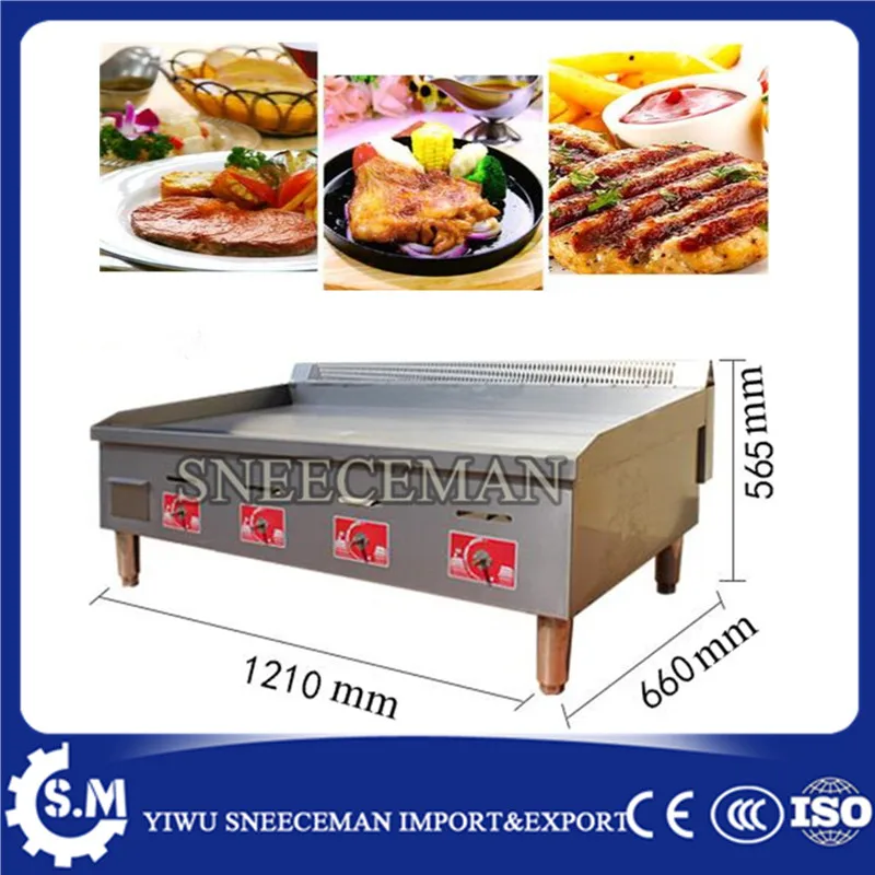 Practical Fashion Gas Griddles Teppanyaki Shredded Cake Oven Household Causeway Snacks Machine teppanyaki griddle machine