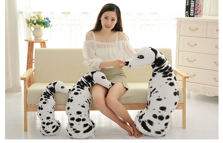 50cm Nette Simulation Hund Plüsch Spielzeug 3D Druck Stofftier Hund Plüsch Kissen Gefüllte Cartoon Kissen Kinder Puppe Hause decro Geschenk – Detail 6