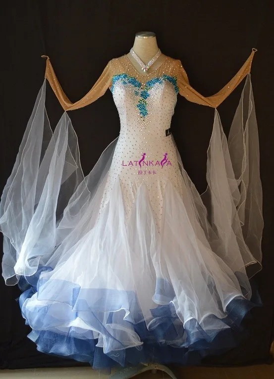 

KAKA DANCE B1514,New Ballroom Standard Dance Dress,Waltz Competition Dress,Ballroom Dress,Waltz Dance Dress